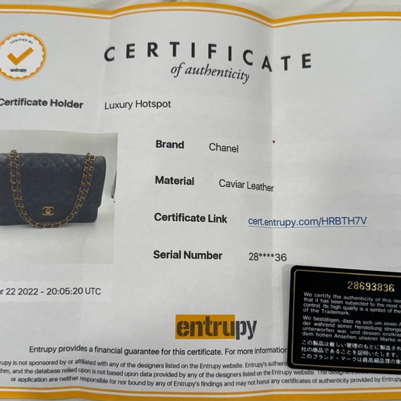 Chanel black caviar maxi flap - full set like new 2019 - Picture 12 of 16